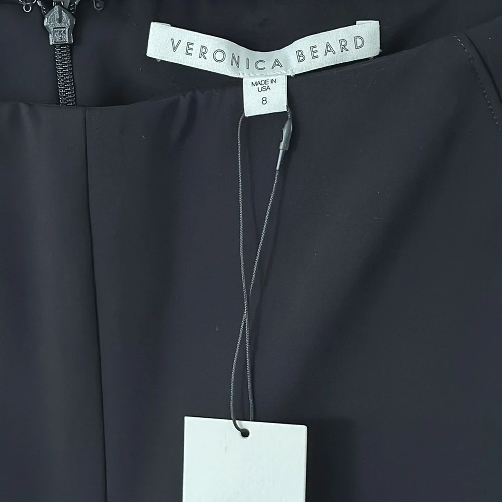 NWT Veronica Beard black scuba pant 8 - Picture 6 of 6